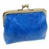 Blue Leather Purse from Sigal Levi Leather Design