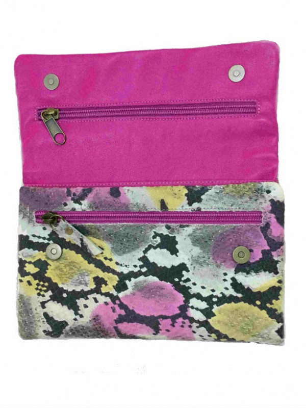 colorful leather women wallets