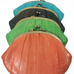 soft leather clutch purse